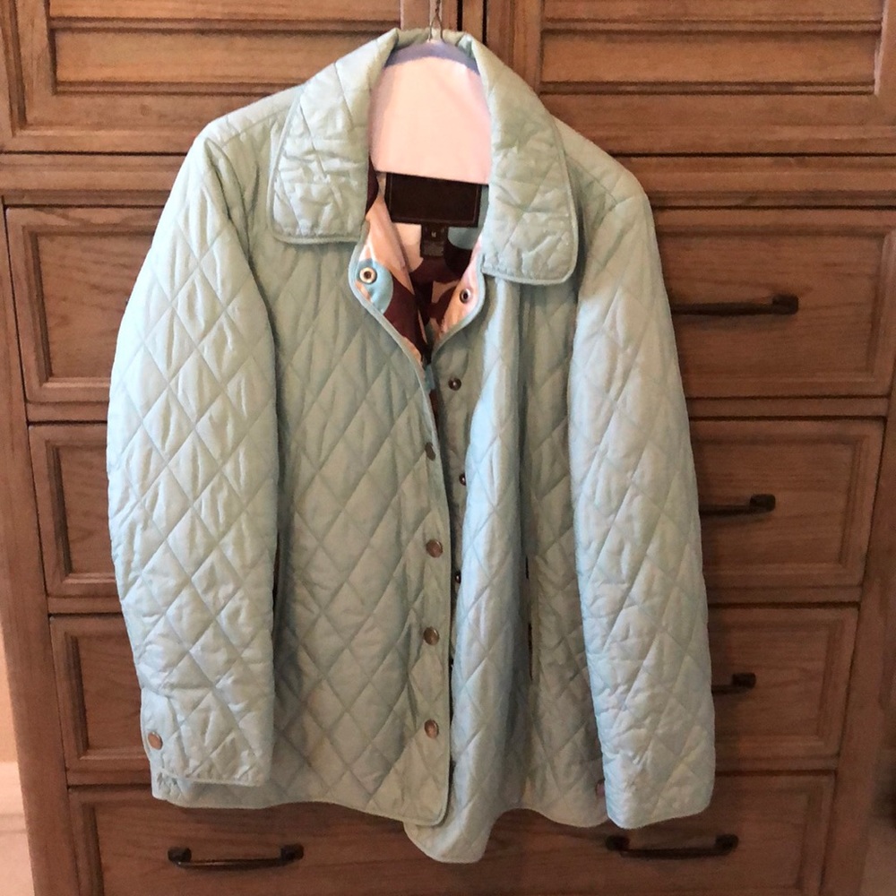 Coach quilted jacket